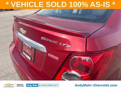 2014 Chevrolet Sonic LTZ