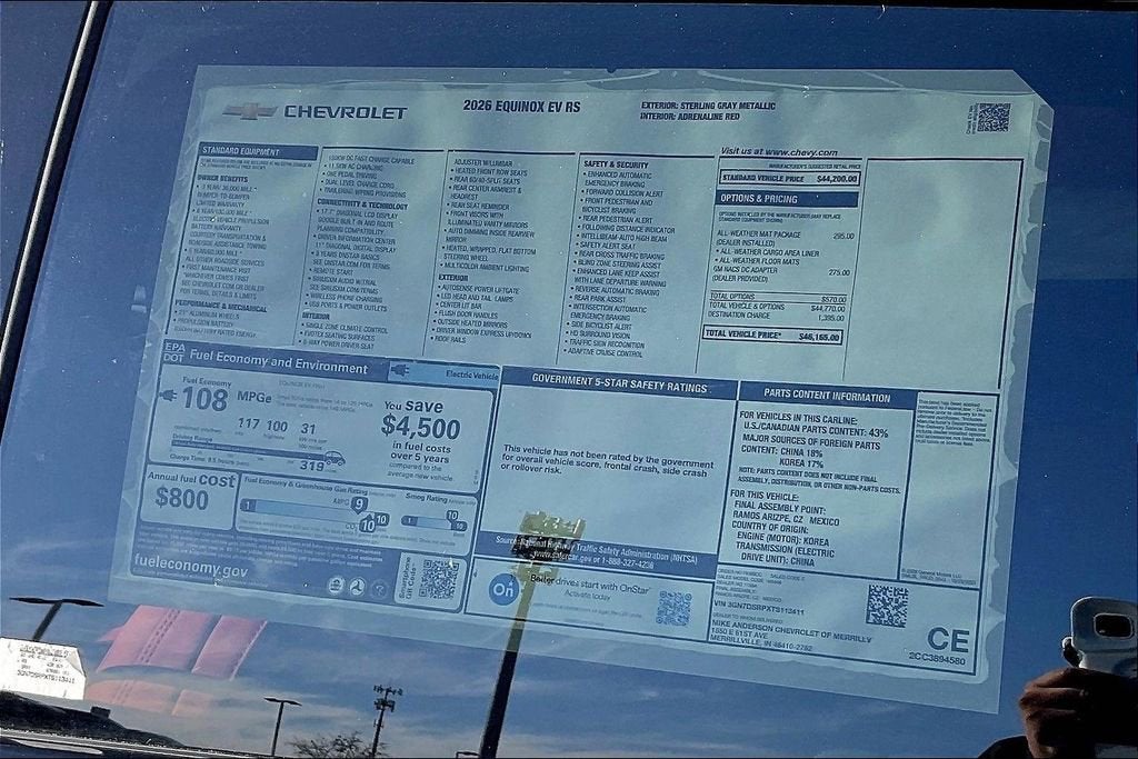 2026 Chevrolet Equinox EV RS