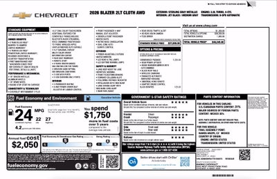 2026 Chevrolet Blazer 2LT