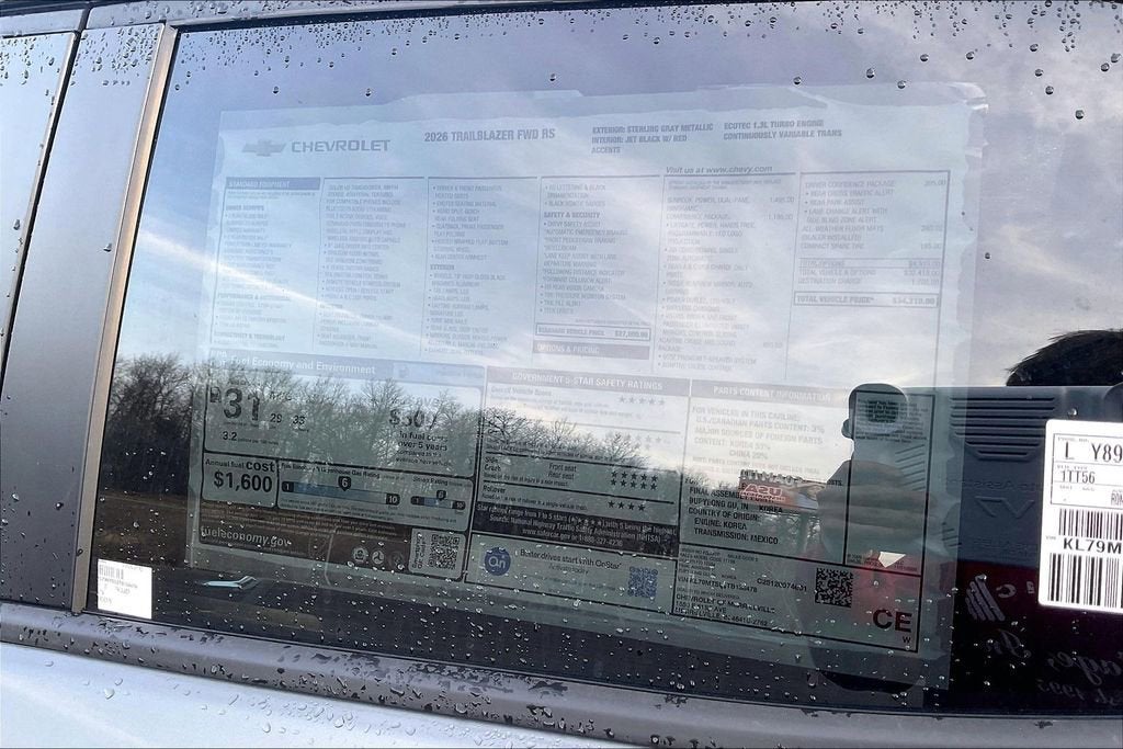 2026 Chevrolet Trailblazer RS