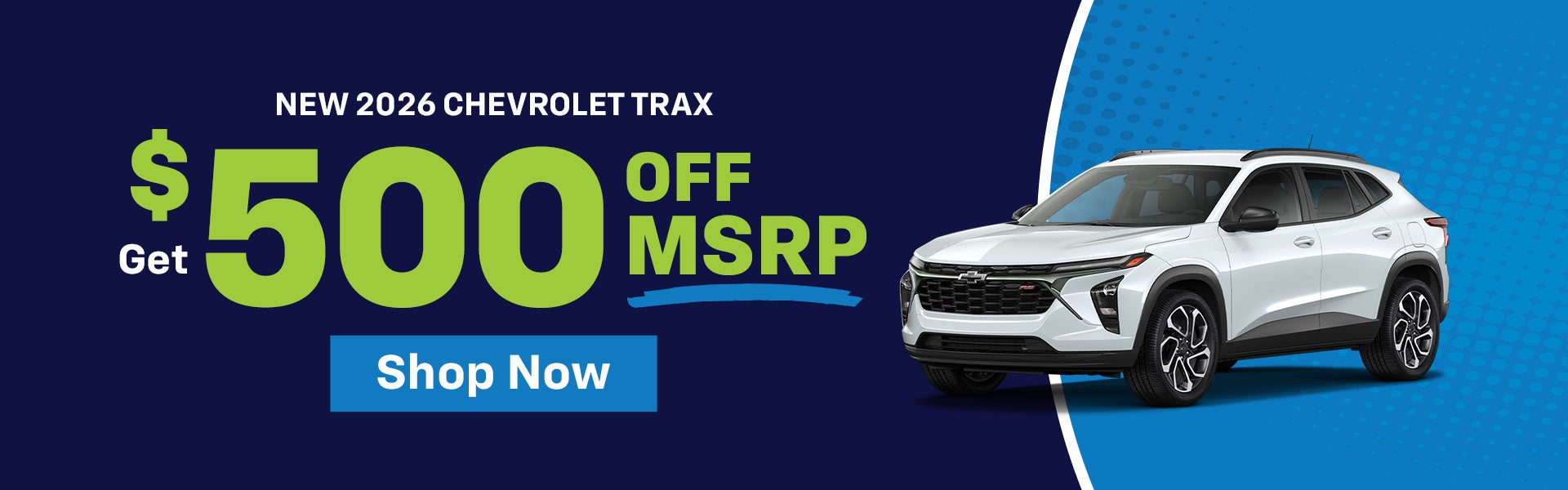 $500 off 2026 Chevy Trax